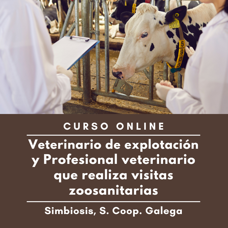 Curso Veterinario de explotación y Profesional Veterinario que realiza las visitas zoosanitarias